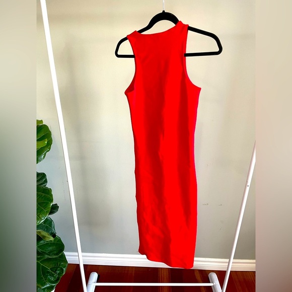 Red Zara Sleeveless dress Size S - Picture 2 of 3